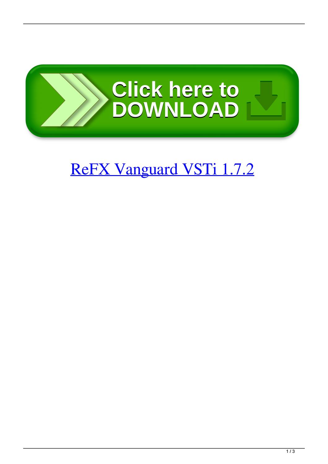 Vanguard Vst Download Crack